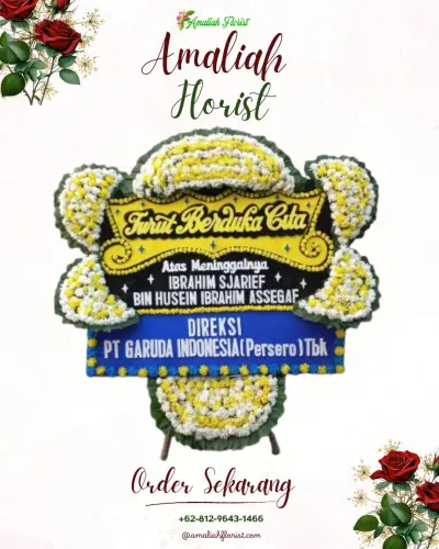 Papan Bunga Duka di Rumah Duka Jekan Raya Palangkaraya